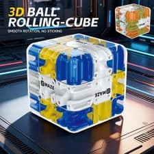 Puzzle Maze Cube,Large Labyrinth 3D Puzzle Maze Cube,Engaging Brain Teaser Toy*